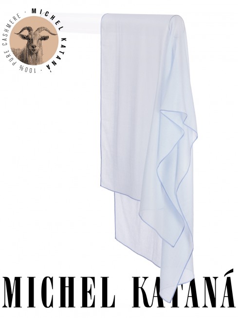 Палантин Унисекс Jq.CASH40_24-JAQUARD-1/AQU